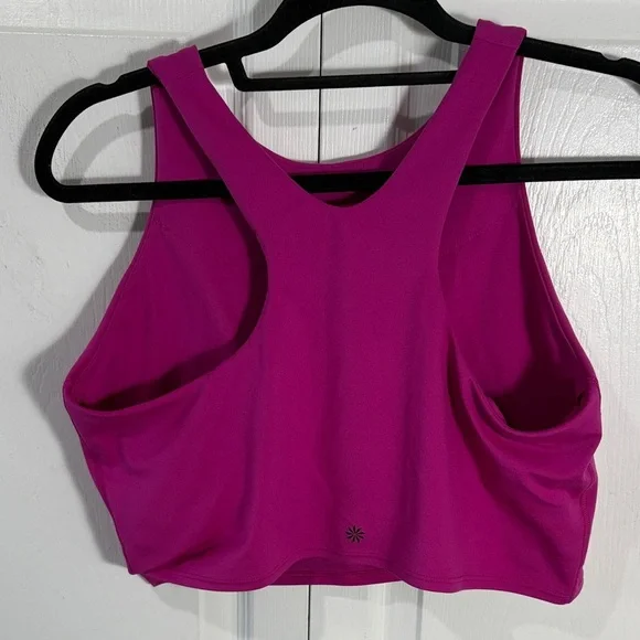Athleta Magenta Crop Top - Picture 2 of 6